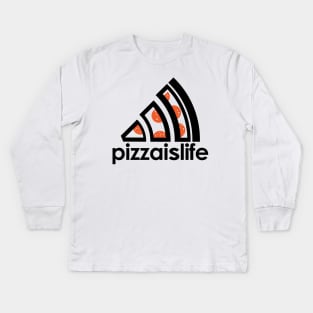 Pizzaislife Shoes Kids Long Sleeve T-Shirt